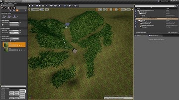 Automatic landscape foliage on specified material layer - Unreal Engine 4.22.1