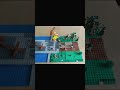 #lego moc ww2. Attaque des américains et anglais sur un pont qui mène à une ville en Normandie.