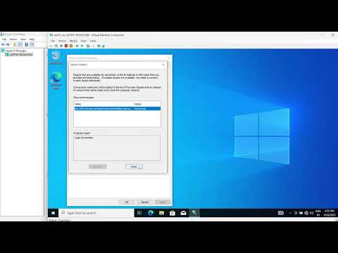 How to add iSCSI storage to Windows 10, using a iSCSI initiator