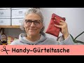 Handygürteltasche nähen / Cell Phone Fanny Bag / kostenloses Schnittmuster