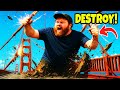 CaseOH WALKS on GOLDEN GATE BRIDGE! | Teardown Gameplay