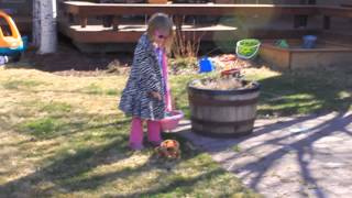 Easter Egg Hunt, Bend, OR -5 grandchildren