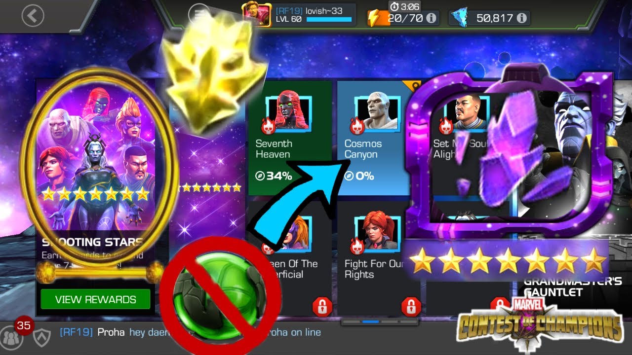 Shooting Stars New event Quest ch 1.2 completion Paragon Crystal