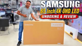 Samsung New 65 Inch Crystal 4K UHD Vision AI Smart TV 2026 | Aaj Ka Demo