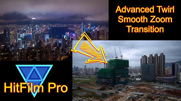 Advanced Twirl Smooth Zoom Transition | HitFilm Pro