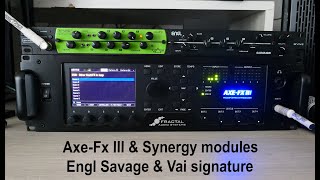 Axe-Fx III & Synergy modules | Engl Savage & Vai signature screenshot 3