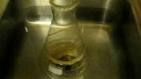 Cooling Erlenmeyer Flask in Tap Water