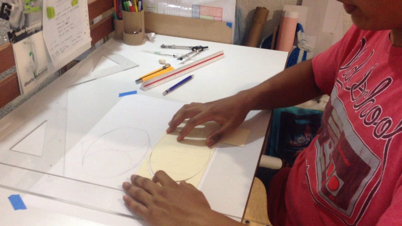 Cómo hacer maqueta de elipse y parábolas. - YouTube