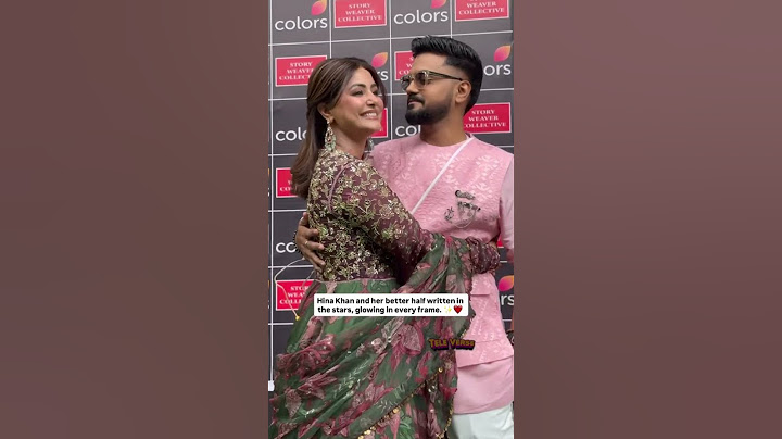 A match carved in elegance —Hina Khan and her forever flame. 🔥💍#televerse #hinakhan