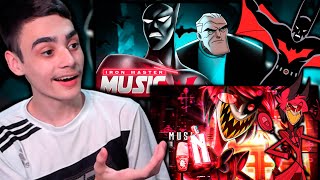 REACT 2 EM 1 | Rap do Batman do Futuro + Rap do Alastor | Iron Master e Papyrus da Batata