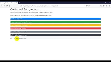 Bootstrap 4: Background Colors