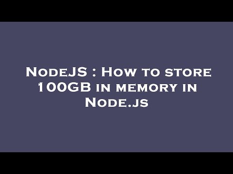 NodeJS : How