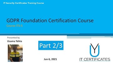 GDPR Training Course Day 2 of 3