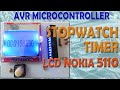 AVR Microcontroller. Stopwatch - Timer with the feature of display on LCD