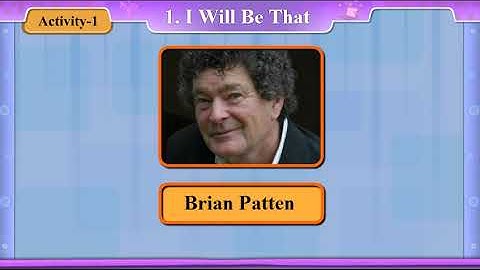 STD 8 ENGLISH SEM 2 || Unit 1 I Will be That Activity 1