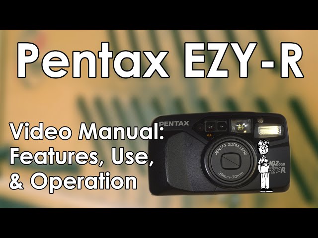 Pentax IQ Zoom EZY-R Video Manual | Take a Photo, Modes, Flash