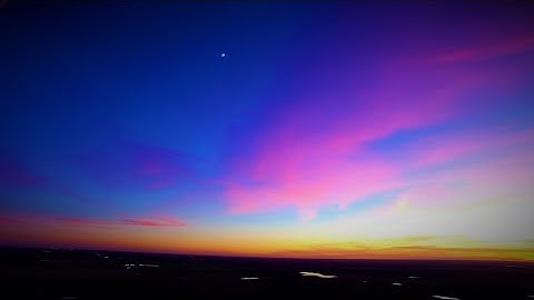 Sunset Moon, True Color Sunset, Moonset . 4K Phantom Drone Extended Version