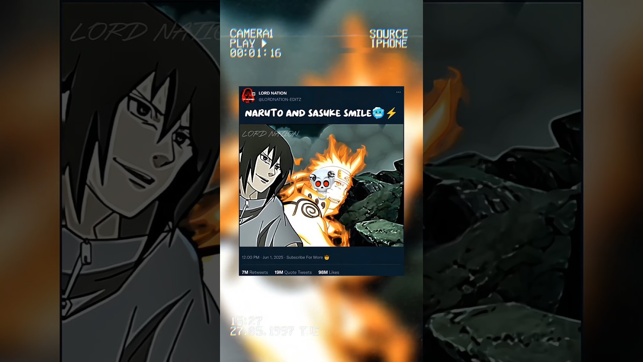 NARUTO AND SASUKE COMBINE ATTACK 🥶⚡