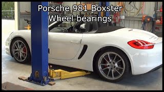Porsche 981 wheel bearings