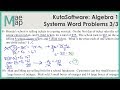 System of Equations Word Problems Quiz