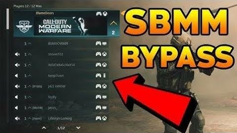 how to bypass sbmm and get into noob lobbies in modern warfare
