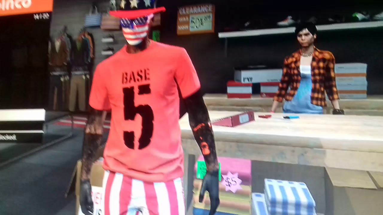 Gta 5 online showing my early independence day outfits
