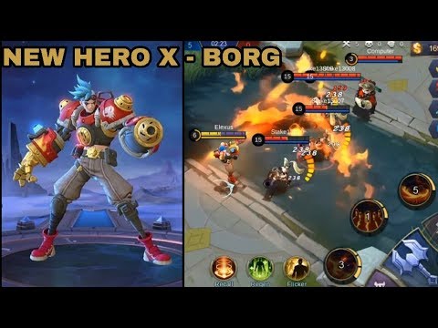 Mobile legends new hero X Borg Gameplay and skills ! Mobile legends new skins and update patch note  @Soulmobilelegends