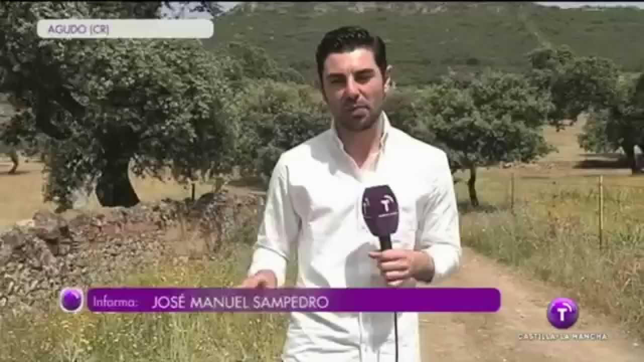 Accidente de tractor en Agudo