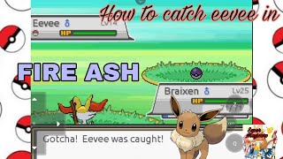 How to catch eevee in Fire Ash pokemon 100 encounter