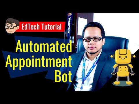EdTech Tutorial: Building an Automated Appointment Bot in just 30 minutes (in Malay language)