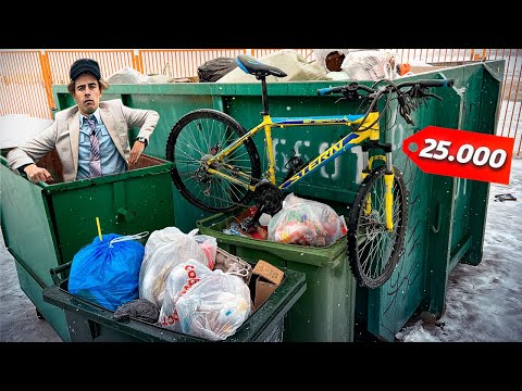 Как я зарабатываю лазая по мусоркам Питера ? Dumpster Diving RUSSIA #25