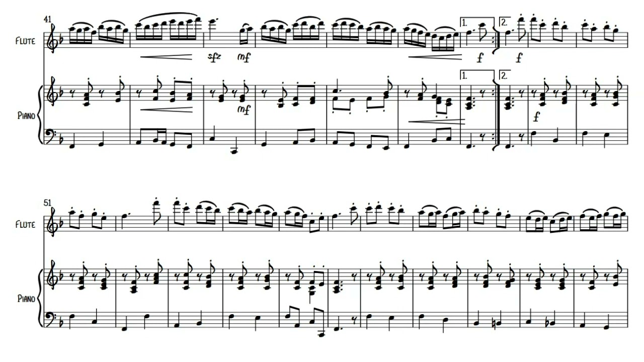 Marin Marais 'Le Basque' for Flute & Piano