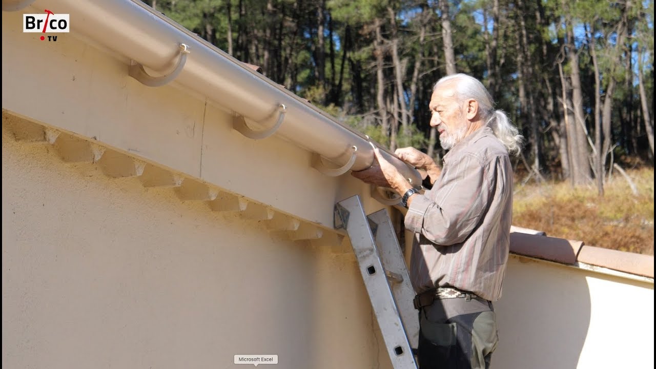 Pose dune gouttire   Tuto bricolage avec Robert