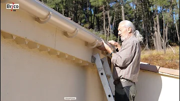 Comment mettre un chéneau ?