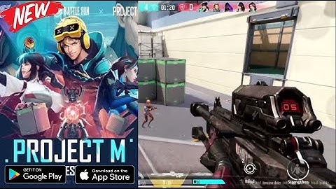 valorant mobile clone project m first gameplay !!