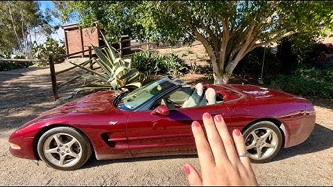 Tapping & Scratching on a Corvette (ASMR)