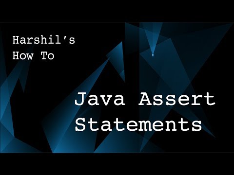 1.13 Assert Statements in Java