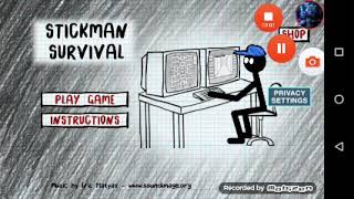 Стикман стал охранником...... Stickman survival #1