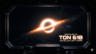 Traveling To TON 618 – The Most Massive Black Hole Known (4K Space Engine Simulation)