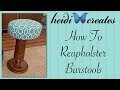 How To Reupholster Barstools - DIY Upholstery Project On Our Carver Voyager Boat