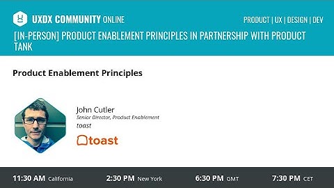 Product Enablement Principles