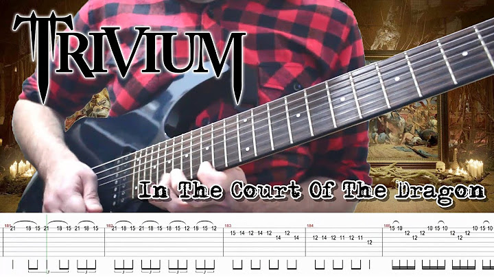 In the Court of the Dragon Guitar version - Guitar performance video thumbnail