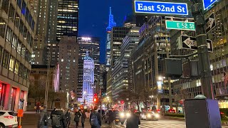 NYC LIVE Upper East Side to Grand Central Terminal via Park Avenue (March 30, 2022)