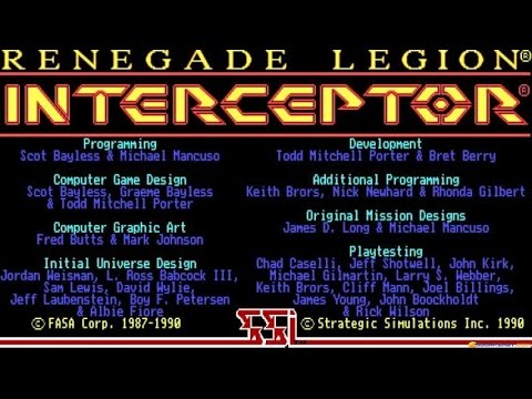 Renegade: Legion Interceptor gameplay (PC Game, 1990)