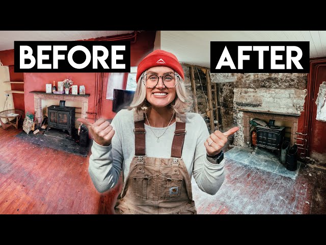 BIG CHANGES - Renovating an old House in the Woods (ep 2) class=