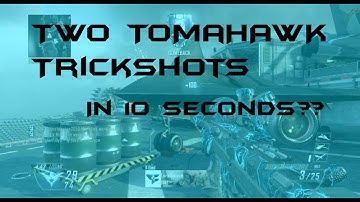Two Tomahawk Trickshots in 10 Seconds!!!! - Black Ops 2