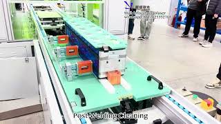 Automatic Battery PACK Assembly Line for lithium-ion prismatic module and pack 12PPM huiyaolaser