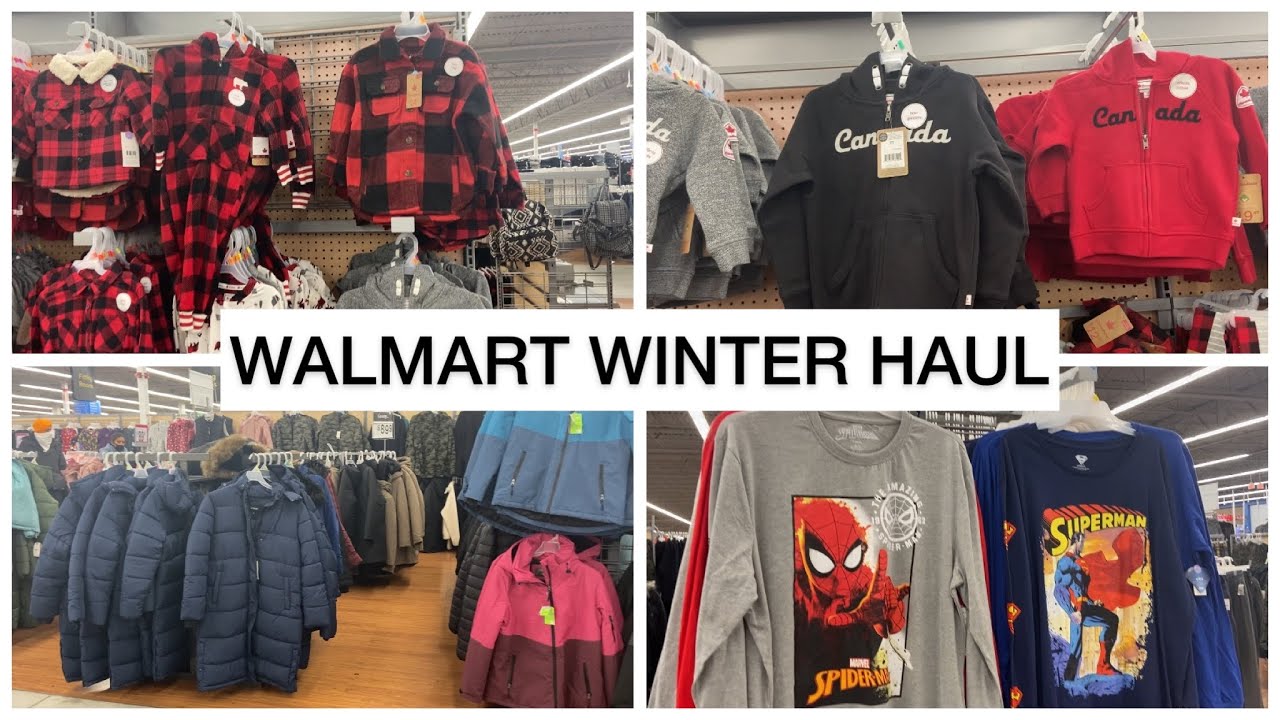 Walmart Winters Clothing Walmart HaulWalmart Winter Shopping Life in
