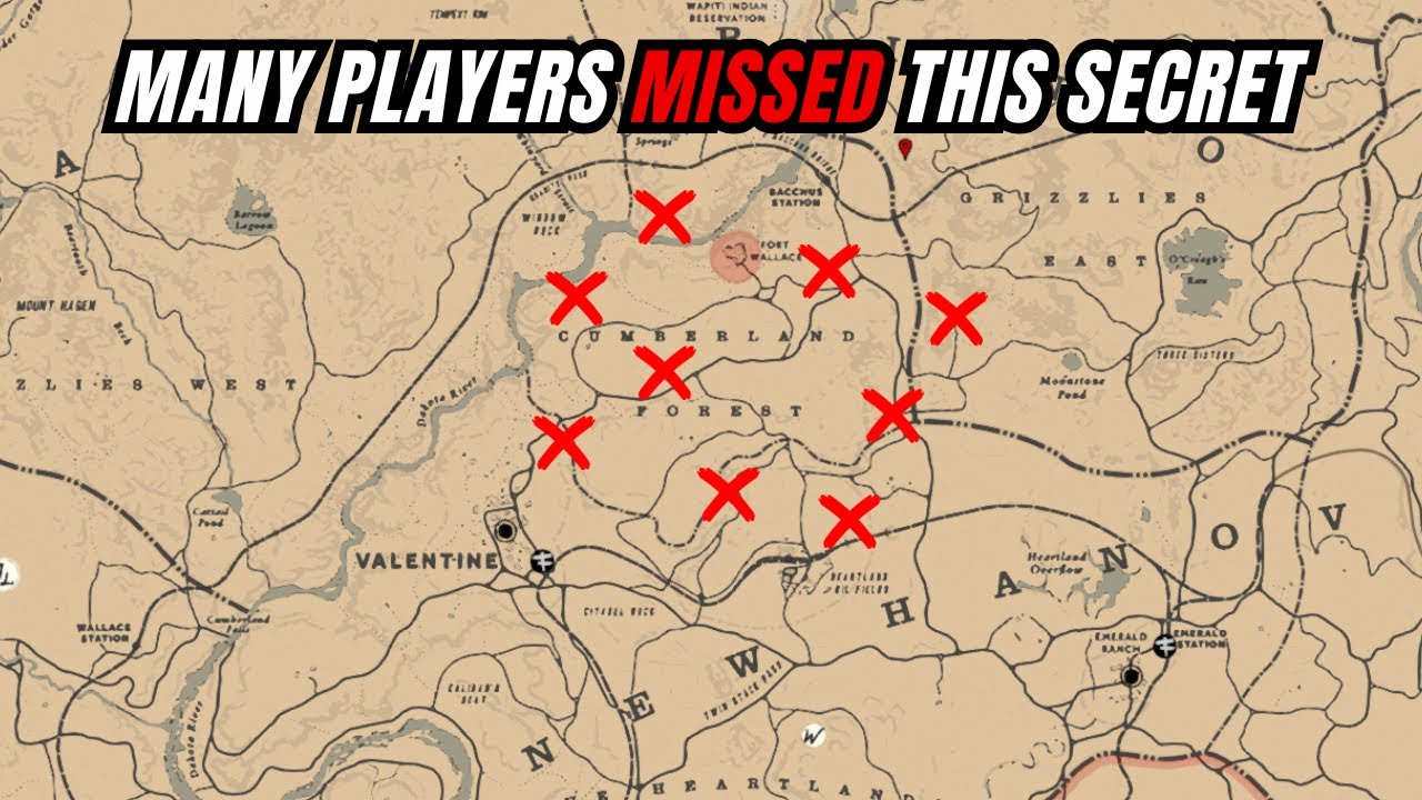 Cumberland Forest Secrets Part 1 - Red Dead Redemption 2 - YouTube