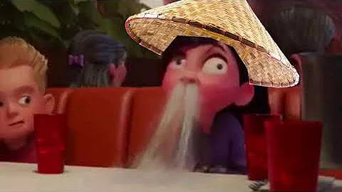 ninjago sensei wu but it's Violet from The Incredibles 2